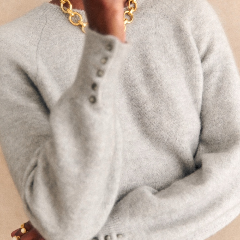 Sezane Louise Jumper Gray